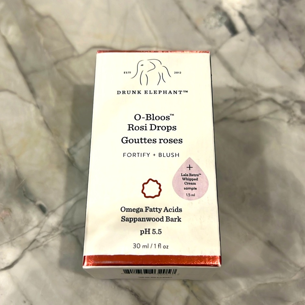 NIB Drunk Elephant O-Bloos Rosi Drops sold out online and in stores